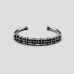 دستبند استیل اسکلتی کروم هارتز مدل Grime Bones کد Njd-404M0326