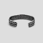 دستبند استیل اسکلتی کروم هارتز مدل Skull Drip کد Njd-404M0336 - Image 3