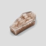 شمع طرح تابوت مدل Feast of Bones کد 404M0373