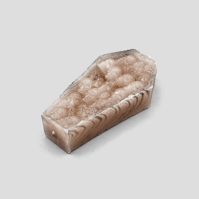 شمع طرح تابوت مدل Feast of Bones کد 404M0373 (2) شمع طرح تابوت مدل Feast of Bones کد 404M0373 - Image 1