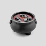 شمع طرح دیگ اسکلتی مدل Fear کد 404M0393 - Image 2