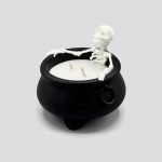 شمع طرح دیگ اسکلتی مدل Think of Death کد 404M0388 - Image 4