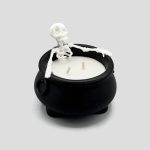 شمع طرح دیگ اسکلتی مدل Think of Death کد 404M0388 - Image 5