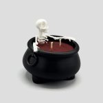 شمع طرح دیگ اسکلتی مدل Think of Death کد 404M0388