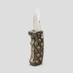 فندک اتمی و چاقو دستی اسکلتی مدل Skull of Lights کد Sdg-404M0360 - Image 3