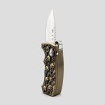 فندک اتمی و چاقو دستی اسکلتی مدل Skull of Lights کد Sdg-404M0360 - Image 4