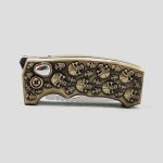 فندک اتمی و چاقو دستی اسکلتی مدل Skull of Lights کد Sdg-404M0360 - Image 5
