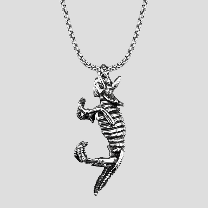 پلاک و گردنبند استیل مدل Dinosaur کد 404M0306 (5) پلاک و گردنبند استیل مدل Dinosaur کد Njd-404M0306 - Image 1