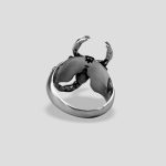 انگشتر اسکلتی طرح عقرب زهرآگین کد Njd-405A0361 - Image 4