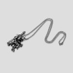 پلاک و گردنبند استیل طرح سرباز گلادیاتور نامیرا کد Njd-405A0381 - Image 3