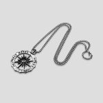 پلاک و گردنبند استیل کروم هارتز مدل Sun Light کد FSI-405A0501 - Image 2