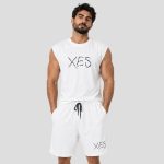 ست وست و شلوارک اسپرت مدل DRY-405C0267 سفید - Image 2