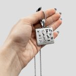 پلاک و گردنبند استیل دورو طرح آنوبیس و حوروس کد NJD-405C0446 - Image 5