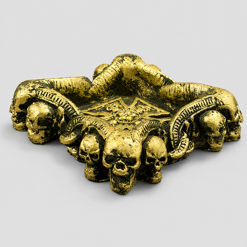 زیرسیگاری صلیب مدل Gothic Skull کد 26E0433 (2) زیرسیگاری صلیب مدل Gothic Skull کد Bhrz-26E0433 - Image 1