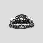 پلاک و گردنبند استیل اسکلتی چشم اژدها طوسی مدل Assassin's Creed کد Njd-158d2 - Image 4