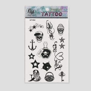 تتو موقت اسکلتی طرح قفل رمز آلود کد Mil-26E0575
