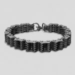 دستبند استیل طرح زنجیر موتور کد FRH-26E0551 - Image 3