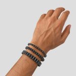 دستبند استیل طرح زنجیر موتور کد FRH-26E0551 - Image 2