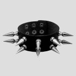 دستبند چرمی اسپایکی مدل Spiked Soul کد ICH-26E0626