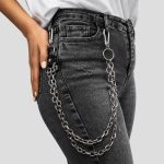 زنجیر شلوار دو رشته طرح پنجه بوکس کد Njd-26E0530 - Image 2