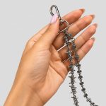 زنجیر شلوار دو رشته طرح کروم هارتز مدل سیم خاردار کد Njd-26E0525 - Image 3