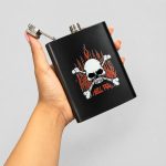 قمقمه کتابی جیبی طرح اسکلت جهنمی کد Njd-26E0229 - Image 4