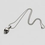 پلاک و گردنبند استیل طرح جمجمه اسکلتی کد Njd-26E0581 - Image 2