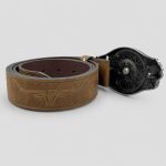 کمربند سگک اسپینری طرح جمجمه گاومیش کد Njd-26E01115 - Image 4