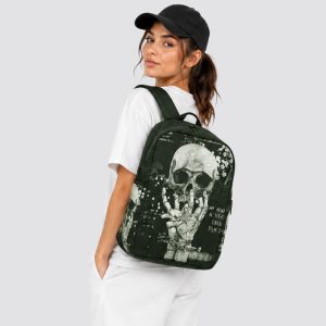 کوله پشتی طرح اسکلتی مدل Sad Slave Skull کد ICH-26E010110