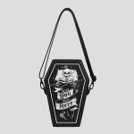 کیف گوتیک طرح تابوت مدل Wish You Were Here کد ICH-26E010100 - Image 5