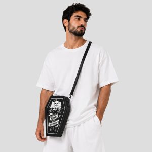 کیف گوتیک طرح تابوت مدل Wish You Were Here کد ICH-26E010100