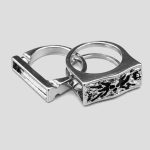 انگشتر دو حلقه ای مدل Spirit Rider کد ICH-26F0671 - Image 2