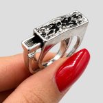 انگشتر دو حلقه ای مدل Spirit Rider کد ICH-26F0671 - Image 9