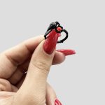 انگشتر گوتیک طرح کلاغ و دانه جادویی کد ICH-26F0661 - Image 6