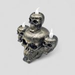 دکور اسکلتی چراغ دار سه شعله مدل 4-Skulls کد Dbm-26F0478 - Image 3