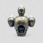 دکور اسکلتی چراغ دار سه شعله مدل 4-Skulls کد Dbm-26F0478 - Image 4