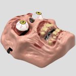 ماسک هالووینی چشم فنری طرح زامبی کد ICH-26F01210 - Image 4