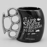 ماگ طرح پنجه بوکس مدل  Cafe Forte کد ZRE-26F0289 (استوک)