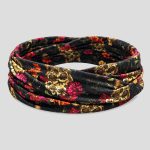 هدبند اسکلتی مدل Skulls & Floral کد ICH-26F0352 - Image 3