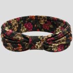 هدبند اسکلتی مدل Skulls & Floral کد ICH-26F0352 - Image 2