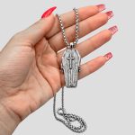 گردنبند لاکت طرح تابوت مردگان کد ICH-26F0676 - Image 4