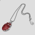 گردنبند لاکت طرح قلب تپنده کد ICH-26F0641 - Image 3