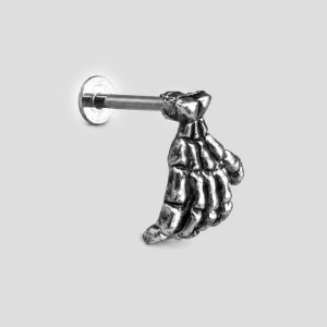 پیرسینگ طرح دست اسکلتی کد ICH-26F0666