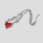 گردنبند گوتیک طرح قلب تسخیر شده کد ICH-26F0646 - Image 4