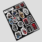 استیکر اسکلتی مدل Dead Rockstars کد Hsm-26G01340 - Image 2
