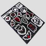 استیکر گوتیک مدل Wicked Roses کد Hsm-26G01345 - Image 2