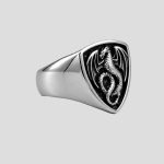 انگشتر مدل Dragon Sigil کد Njd-26G0706 - Image 4