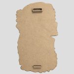 تابلو چوبی طرح جمجمه مدل Rock & Reaper کد Hsm-26G0533 - Image 2
