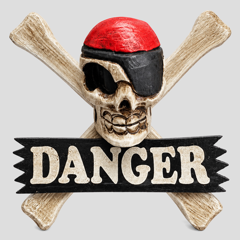 دیوارکوب اسکلتی طرح دزد دریایی مدل Wooden pirate کد 26H0593-اصلی دیوارکوب اسکلتی طرح دزد دریایی مدل Wooden pirate کد MZF-26H0593 - Image 1
