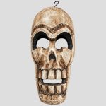 دیوارکوب طرح جمجمه مدل Carved skull کد MZF-26H0578
